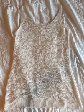 Crochet Knit Swim Coverup